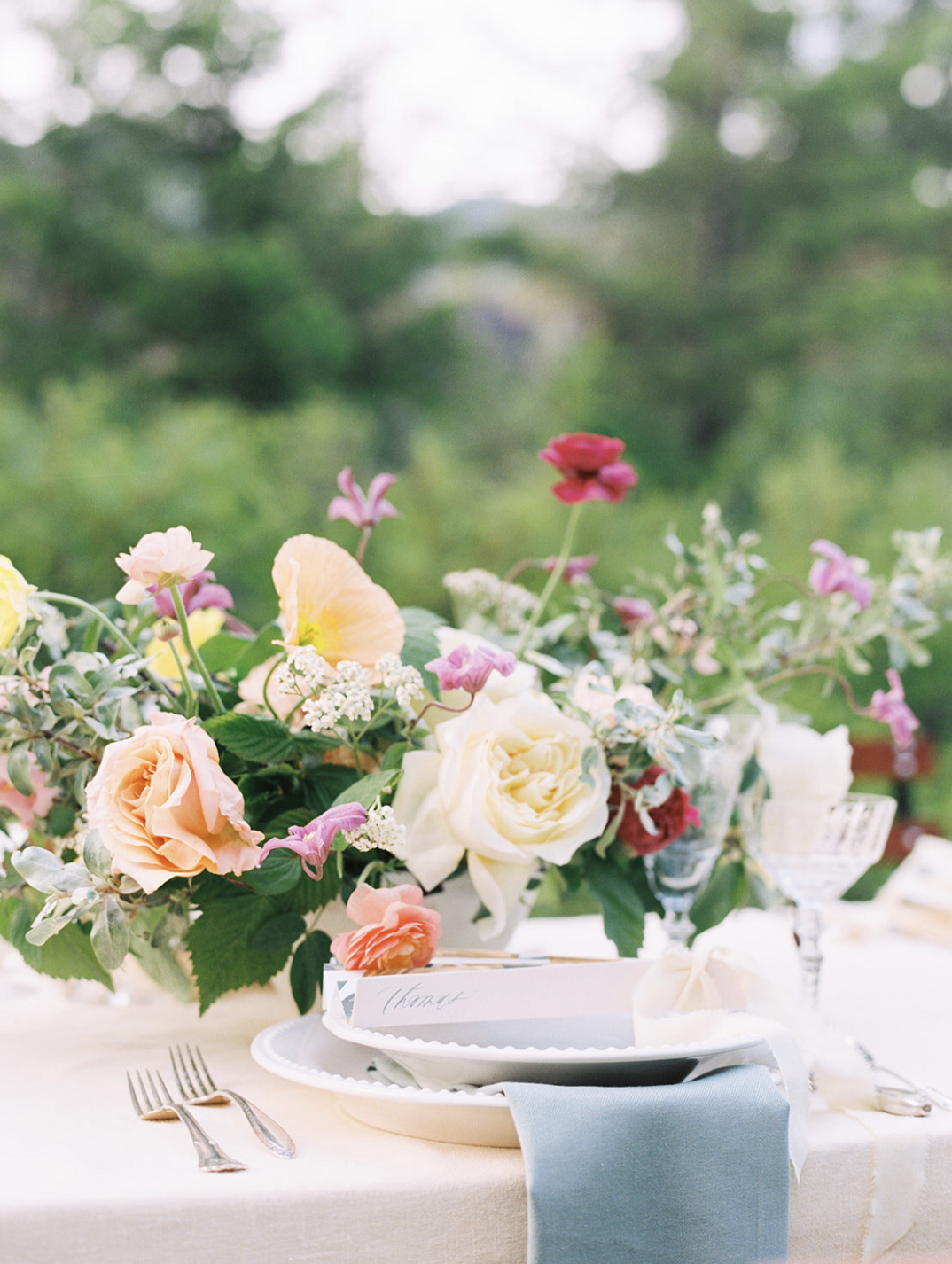 Long & low centerpiece