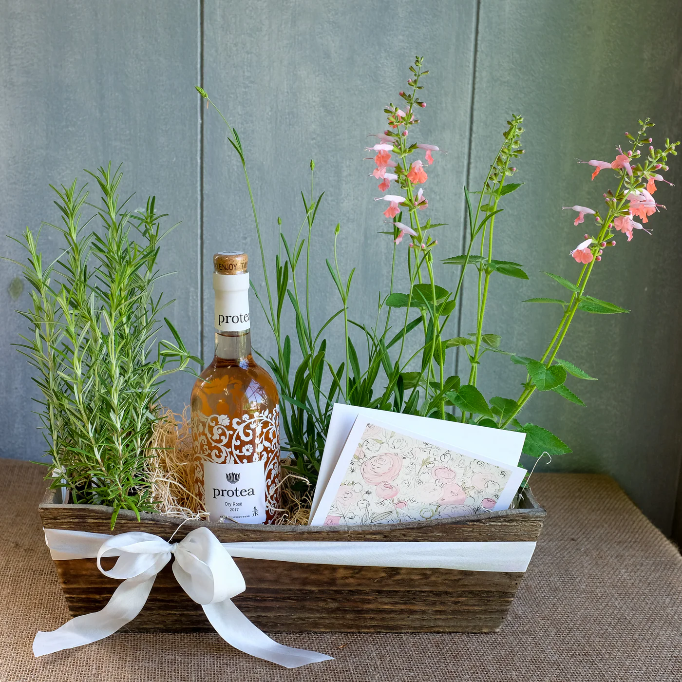 Wine and Herbs Gift Box