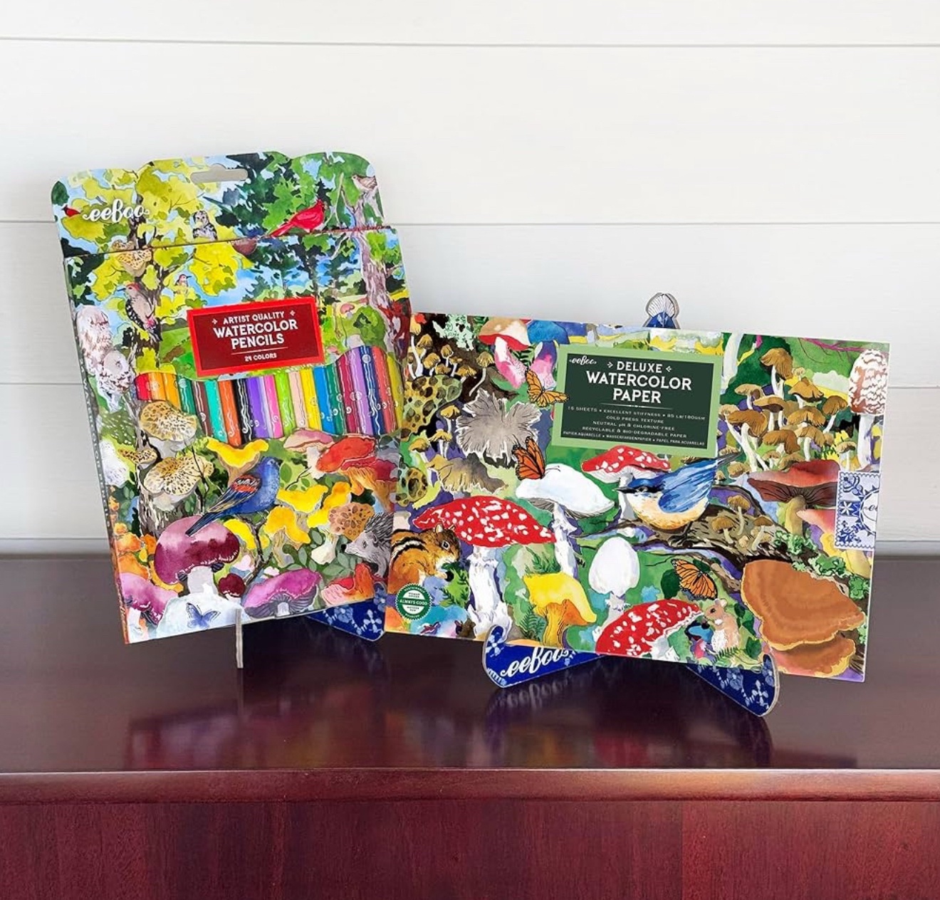 Eeboo Mushroom Water color SET