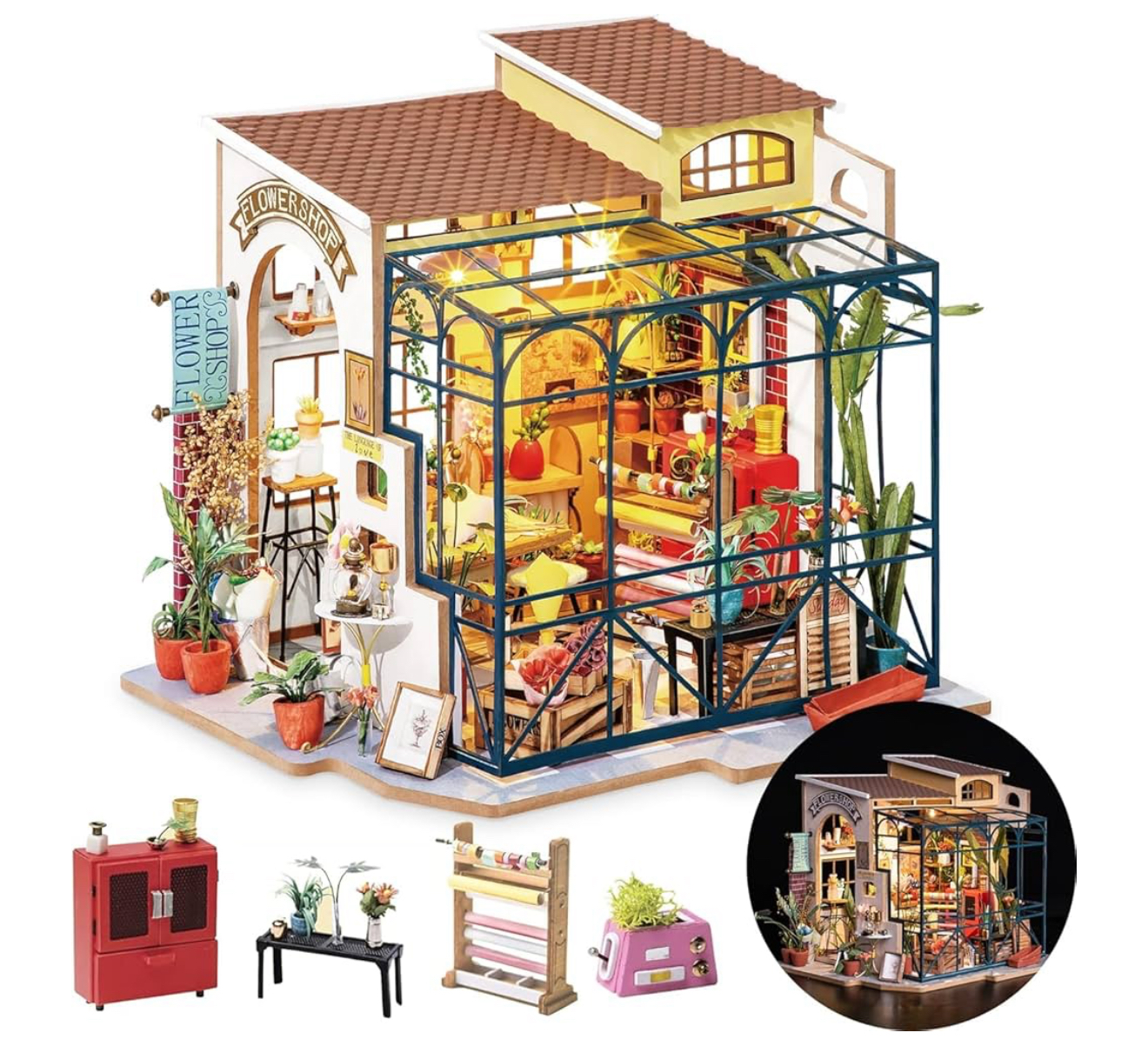 DIY Rolife Emily’s Flower Shop ages 14+