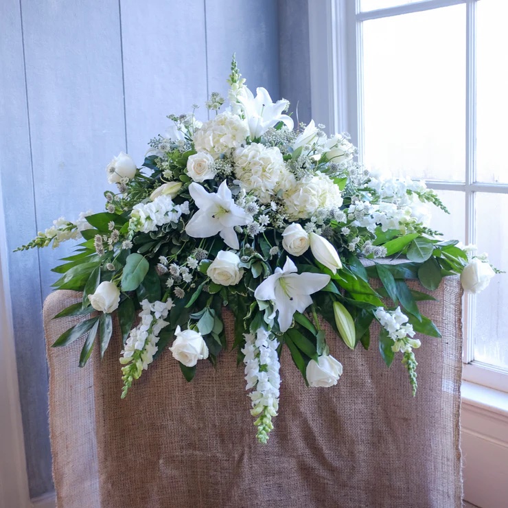 Spring water Casket Spray
